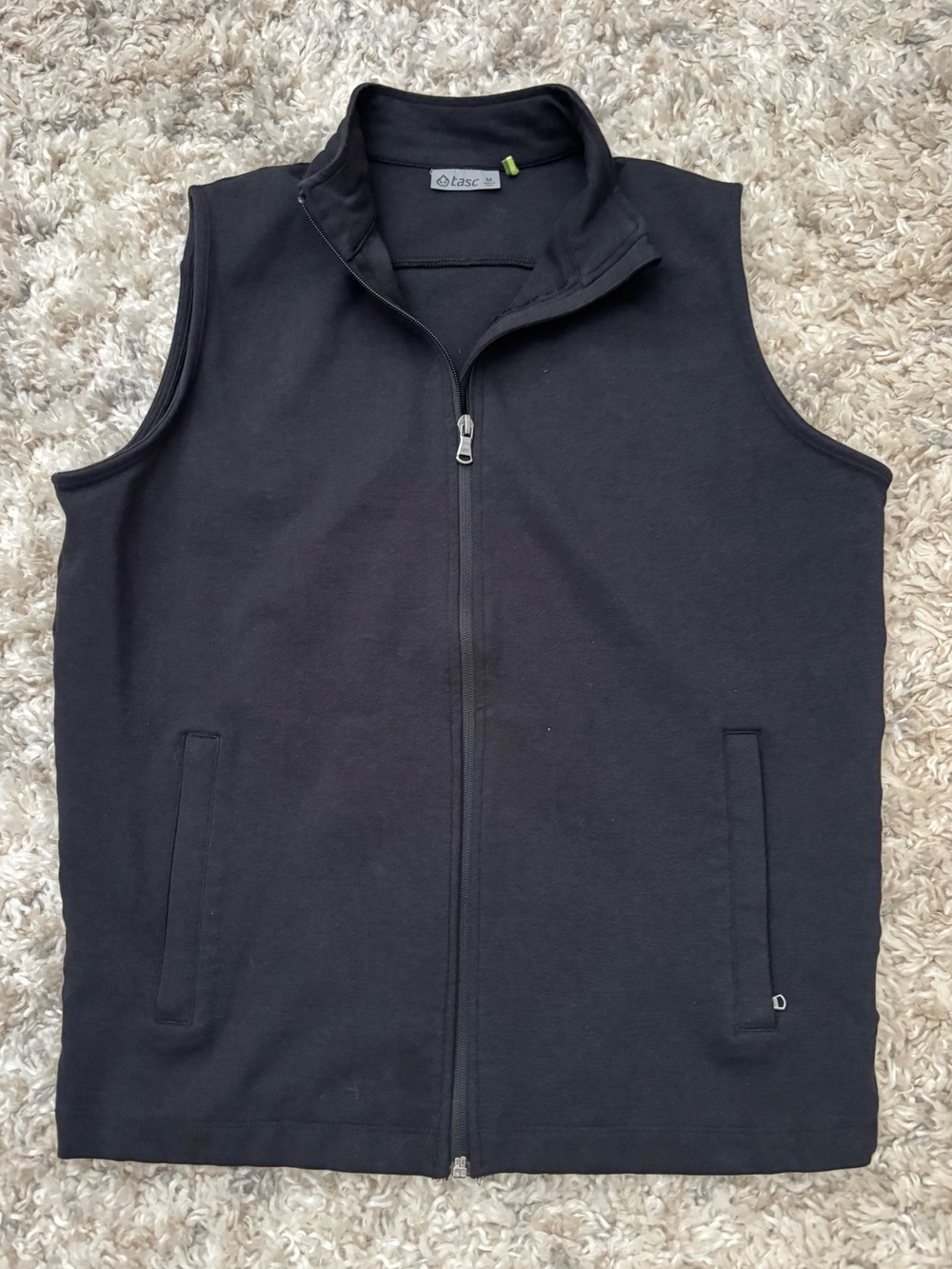 Tasc Performance Men's Black Full Zip Vest